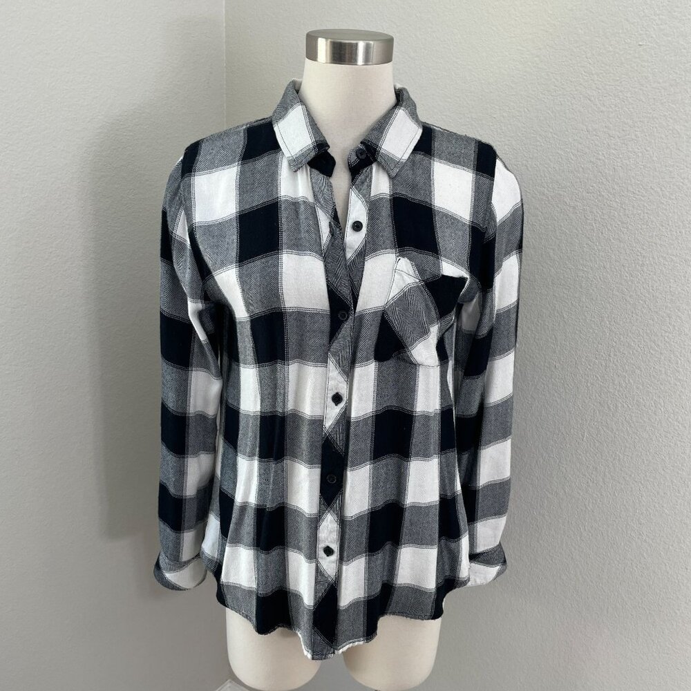 Rails Womens‎ Small Hunter Buffalo Check Button Up Shirt Flannel Long Sleeve